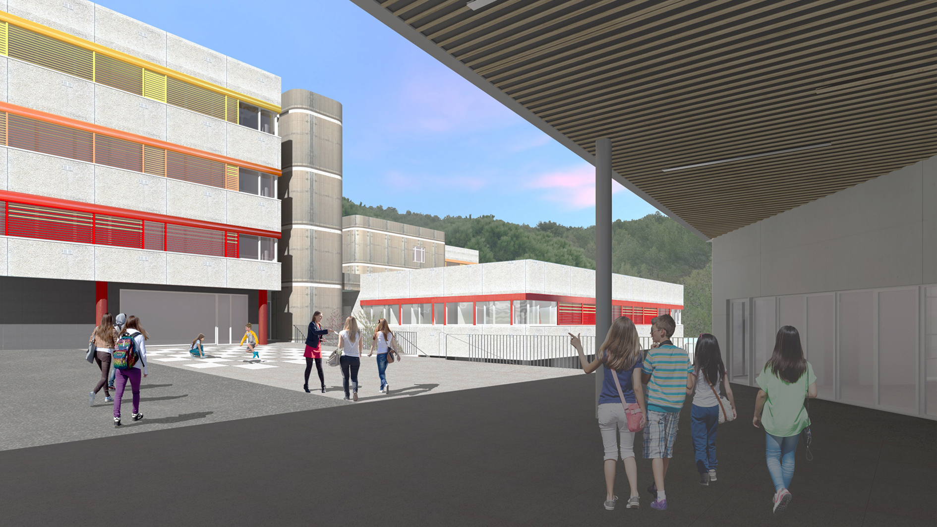 Extension et restructuration du collège Gilbert Rastoin à Cassis  i